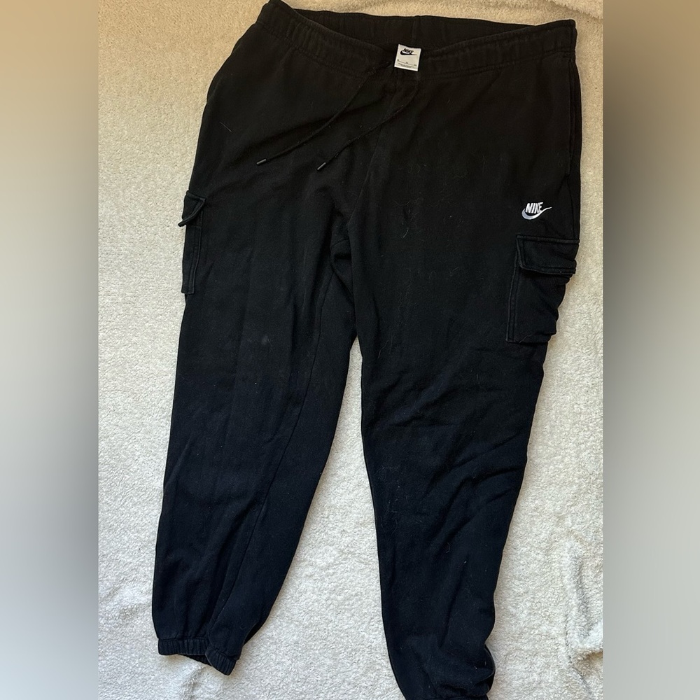 Nike Black Jogger Pants with cargo pockets